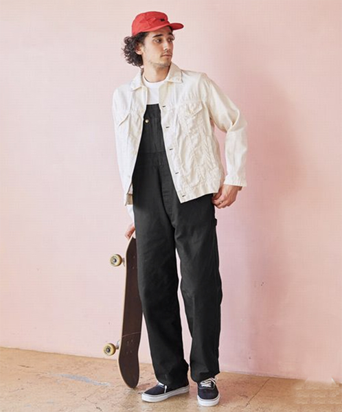 メンズ オーバーオールのおすすめの着こなしで Sns映えコーデ を狙え メンズファッションマガジン 服ログ
