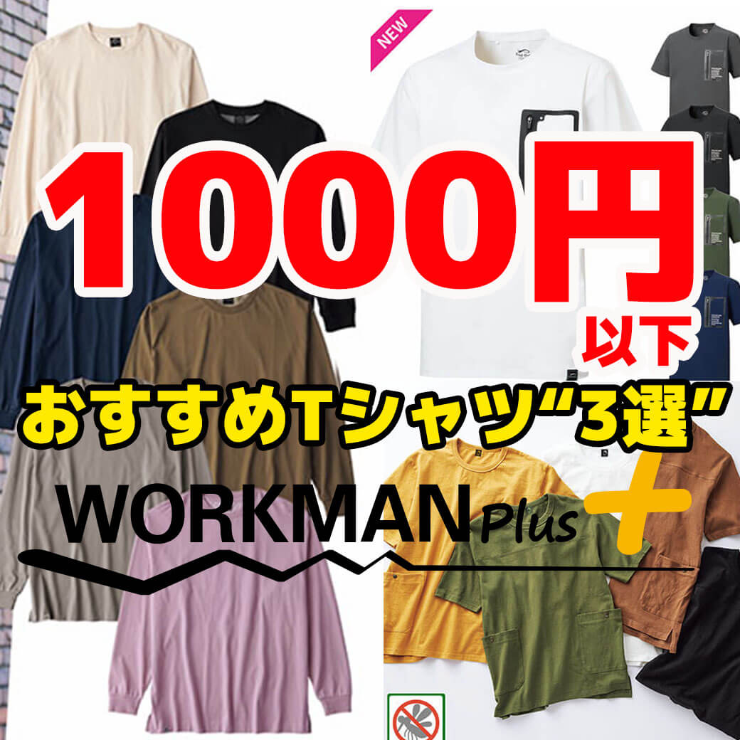 1000円以下 売り切れるのが恐いでけど ワークマン夏までに揃えておきたいtシャツ 3選 メンズファッションマガジン 服ログ