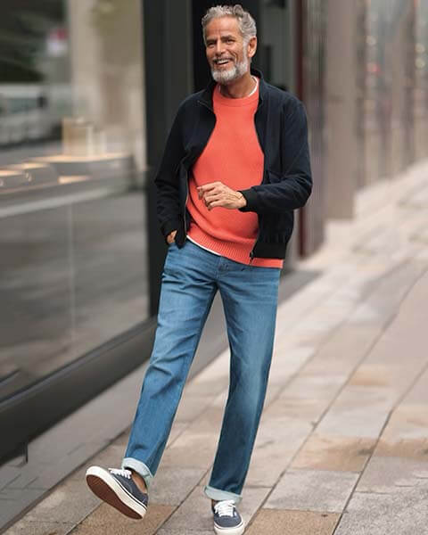22年最新 50代男性のファッションは 清潔感 か ちょいワル を意識しましょう メンズファッションマガジン 服ログ