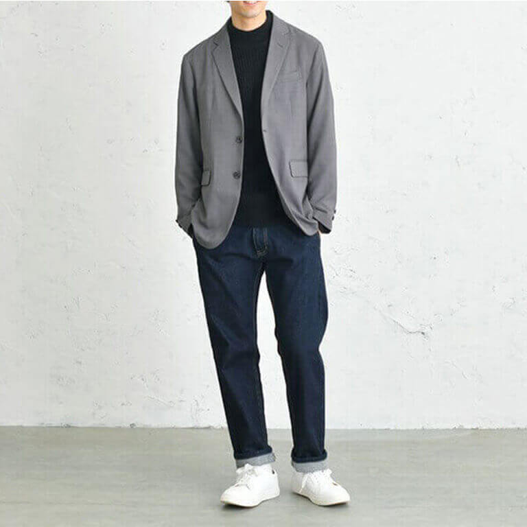 2月6日up ジャケットを使ったキレイめカジュアルスタイル カジュアルすぎるコーデが苦手な人におす メンズファッションマガジン 服ログ